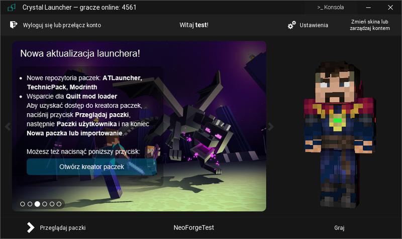 Minecraft Crystal Launcher