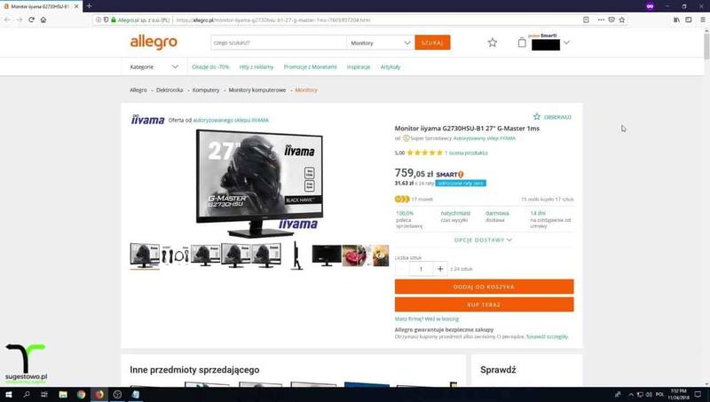 Tworzenie aukcji Allegro