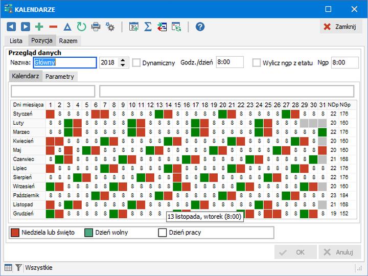 Wstawianie kalendarza na stronie