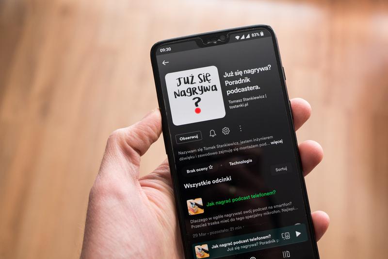 Konfiguracja Spotify podcasty