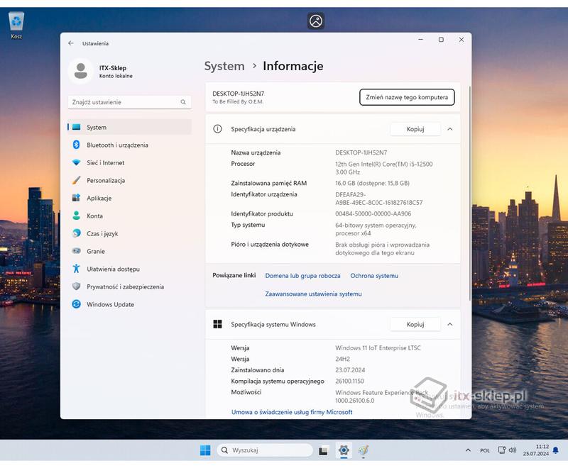 Wymagania systemowe Windows 11